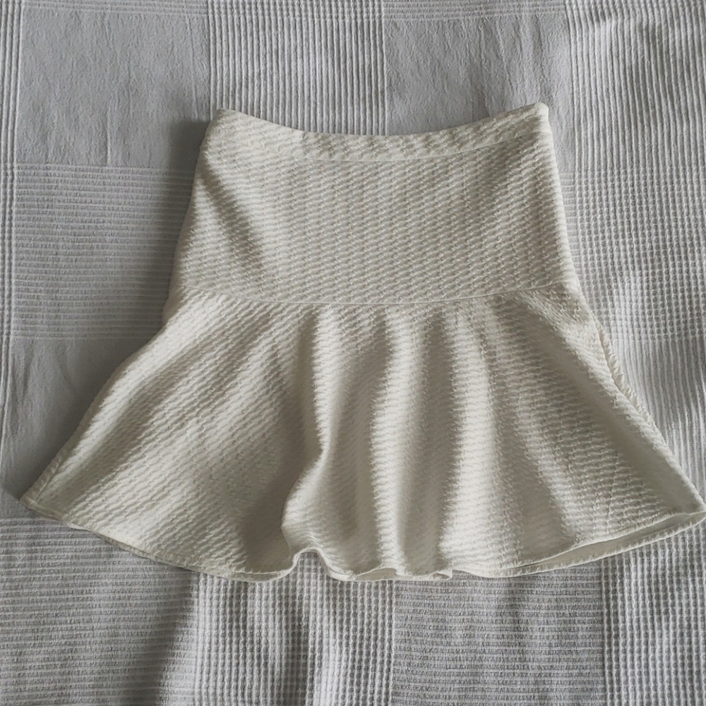 Ann Taylor Loft Textured Mini Circle Skirt